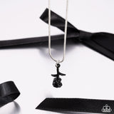 Tippy ROSE - Black Necklace - Paparazzi Accessories Necklace Bedazzle Me Pretty Mobile Fashion Boutique