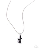 Tippy ROSE - Black Necklace - Paparazzi Accessories Necklace Bedazzle Me Pretty Mobile Fashion Boutique
