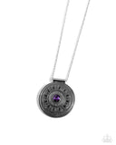 Toga Party - Purple Necklace - Paparazzi Accessories Necklace Bedazzle Me Pretty Mobile Fashion Boutique