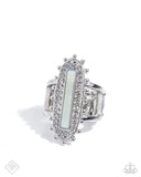 Top-Notch Taste - Blue Ring - Paparazzi Accessories Ring Bedazzle Me Pretty Mobile Fashion Boutique