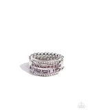 Trailblazing Bling - Purple Ring - Paparazzi Accessories Ring Bedazzle Me Pretty Mobile Fashion Boutique