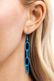 Tranquil Unity - Blue Lanyard - Paparazzi Accessories Lanyard Bedazzle Me Pretty Mobile Fashion Boutique