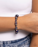 Translucid Taste - Purple Bracelet - Paparazzi Accessories Bracelet Bedazzle Me Pretty Mobile Fashion Boutique