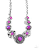 Treasure Chest Couture - Pink Necklace - Paparazzi Accessories Necklace Bedazzle Me Pretty Mobile Fashion Boutique