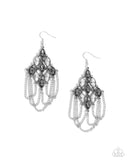 Trenchant Transformation - Silver Earrings - Paparazzi Accessories Earrings Bedazzle Me Pretty Mobile Fashion Boutique
