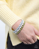 Trendy Trio - Blue Complete Look  - Paparazzi Accessories Bedazzle Me Pretty Mobile Fashion Boutique