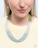 Trendy Trio - Blue Complete Look  - Paparazzi Accessories Bedazzle Me Pretty Mobile Fashion Boutique