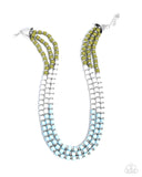 Trendy Trio - Blue Complete Look  - Paparazzi Accessories Bedazzle Me Pretty Mobile Fashion Boutique