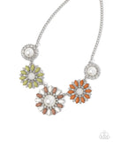 Trio Tycoon - Multi Necklace - Paparazzi Accessories Necklace Bedazzle Me Pretty Mobile Fashion Boutique