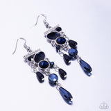 Triumphant Tassel - Blue Earrings - Paparazzi Accessories Earrings Bedazzle Me Pretty Mobile Fashion Boutique