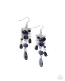 Triumphant Tassel - Blue Earrings - Paparazzi Accessories Earrings Bedazzle Me Pretty Mobile Fashion Boutique