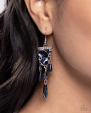 Triumphant Tassel - Blue Earrings - Paparazzi Accessories Earrings Bedazzle Me Pretty Mobile Fashion Boutique