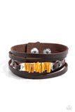 Tropical Trek - Yellow Bracelet - Paparazzi Accessories Bracelet Bedazzle Me Pretty Mobile Fashion Boutique