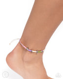 Turtle Task - Multi Anklet - Paparazzi Accessories Anklet Bedazzle Me Pretty Mobile Fashion Boutique