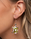 Turtle Theme - Gold Complete Look  - Paparazzi Accessories Bedazzle Me Pretty Mobile Fashion Boutique