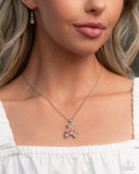 Twinkling Teddy - Multi Necklace - Paparazzi Accessories Necklace Bedazzle Me Pretty Mobile Fashion Boutique