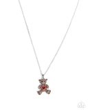 Twinkling Teddy - Multi Necklace - Paparazzi Accessories Necklace Bedazzle Me Pretty Mobile Fashion Boutique