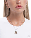 Twinkling Teddy - Multi Necklace - Paparazzi Accessories Necklace Bedazzle Me Pretty Mobile Fashion Boutique