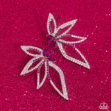 Twinkling Tulip - Pink Post Earrings - Paparazzi Accessories Post Earrings Bedazzle Me Pretty Mobile Fashion Boutique