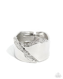 Twinkly Traverse - White Bracelet - Paparazzi Accessories Bracelet Bedazzle Me Pretty Mobile Fashion Boutique