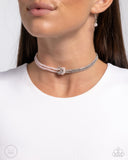 Twisted Twin - Pink Necklace - Paparazzi Accessories Necklace Bedazzle Me Pretty Mobile Fashion Boutique