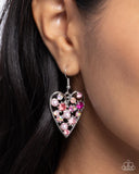 Unbelievable Shimmer - Pink Earrings - Paparazzi Accessories Earrings Bedazzle Me Pretty Mobile Fashion Boutique