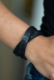 Under The SEQUINS - Silver Bracelet - Paparazzi Accessories Bracelet Bedazzle Me Pretty Mobile Fashion Boutique
