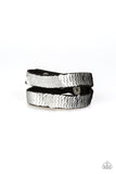 Under The SEQUINS - Silver Bracelet - Paparazzi Accessories Bracelet Bedazzle Me Pretty Mobile Fashion Boutique