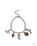 Unified Utopia - Brass Bracelet - Paparazzi Accessories Bracelet Bedazzle Me Pretty Mobile Fashion Boutique