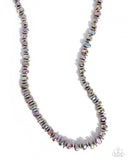 Urban Union - Pink Mens Necklace - Paparazzi Accessories Mens Necklace Bedazzle Me Pretty Mobile Fashion Boutique