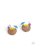 Vacation Mode - Multi Post Earrings - Paparazzi Accessories Post Earrings Bedazzle Me Pretty Mobile Fashion Boutique