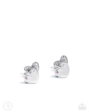 Valentines Vanity - Pink Post Earrings - Paparazzi Accessories Post Earrings Bedazzle Me Pretty Mobile Fashion Boutique