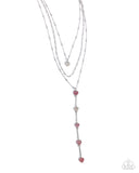 Valiant Valentine - Pink Necklace - Paparazzi Accessories Necklace Bedazzle Me Pretty Mobile Fashion Boutique