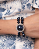 Valuable Victor - Blue Bracelet - Paparazzi Accessories Bracelet Bedazzle Me Pretty Mobile Fashion Boutique