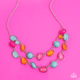 Variety Vogue - Pink Necklace - Paparazzi Accessories Necklace Bedazzle Me Pretty Mobile Fashion Boutique