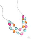Variety Vogue - Pink Necklace - Paparazzi Accessories Necklace Bedazzle Me Pretty Mobile Fashion Boutique