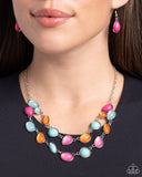Variety Vogue - Pink Necklace - Paparazzi Accessories Necklace Bedazzle Me Pretty Mobile Fashion Boutique