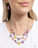 Variety Vogue - Purple Necklace - Paparazzi Accessories Necklace Bedazzle Me Pretty Mobile Fashion Boutique