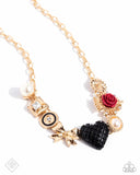Victorian Vibe - Multi Necklace - Paparazzi Accessories Necklace Bedazzle Me Pretty Mobile Fashion Boutique