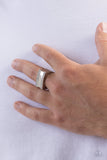 Victory - White Ring - Paparazzi Accessories Ring Bedazzle Me Pretty Mobile Fashion Boutique