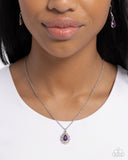 Vintage Validation - Purple Necklace - Paparazzi Accessories Necklace Bedazzle Me Pretty Mobile Fashion Boutique