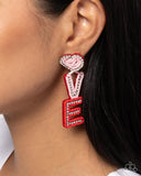 Visible Valentines - Multi Post Earrings - Paparazzi Accessories Post Earrings Bedazzle Me Pretty Mobile Fashion Boutique
