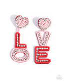 Visible Valentines - Multi Post Earrings - Paparazzi Accessories Post Earrings Bedazzle Me Pretty Mobile Fashion Boutique