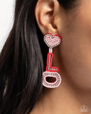 Visible Valentines - Multi Post Earrings - Paparazzi Accessories Post Earrings Bedazzle Me Pretty Mobile Fashion Boutique