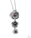 Wallflower Whimsy - Purple Necklace - Paparazzi Accessories Necklace Bedazzle Me Pretty Mobile Fashion Boutique