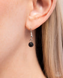 Waltzing Welcome - Black Necklace - Paparazzi Accessories Necklace Bedazzle Me Pretty Mobile Fashion Boutique