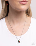 Watermelon Wardrobe - Red Necklace - Paparazzi Accessories Necklace Bedazzle Me Pretty Mobile Fashion Boutique