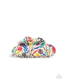 Wavy Wallflower - Multi Hair Clip - Paparazzi Accessories Hair Clip Bedazzle Me Pretty Mobile Fashion Boutique