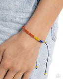 We Own the Night - Orange Bracelet - Paparazzi Accessories Bracelet Bedazzle Me Pretty Mobile Fashion Boutique