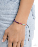 We Own the Night - Purple Bracelet - Paparazzi Accessories Bracelet Bedazzle Me Pretty Mobile Fashion Boutique